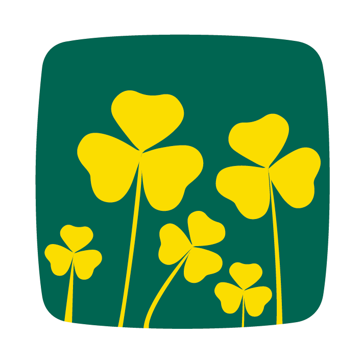 vöröshere trifolium clover icon